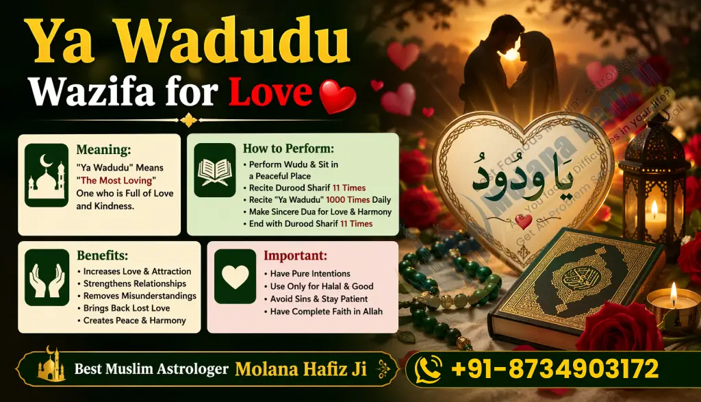 Ya Wadudu Wazifa for Love